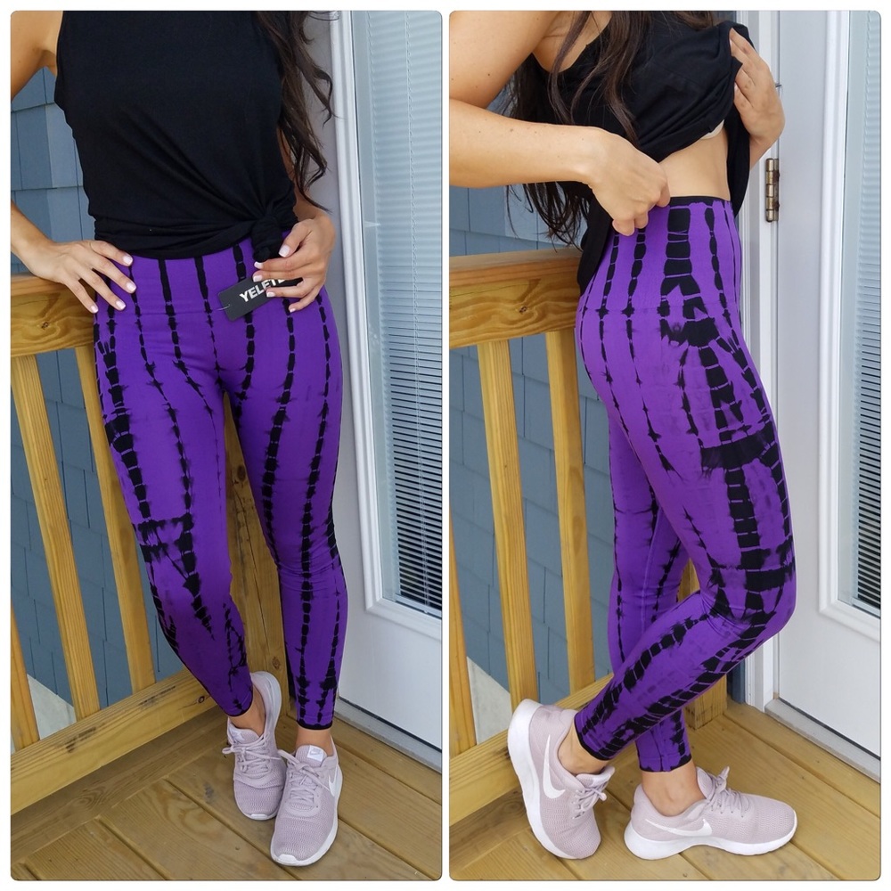 🔥HOT SELLER🔥Purple tie-dye leggings